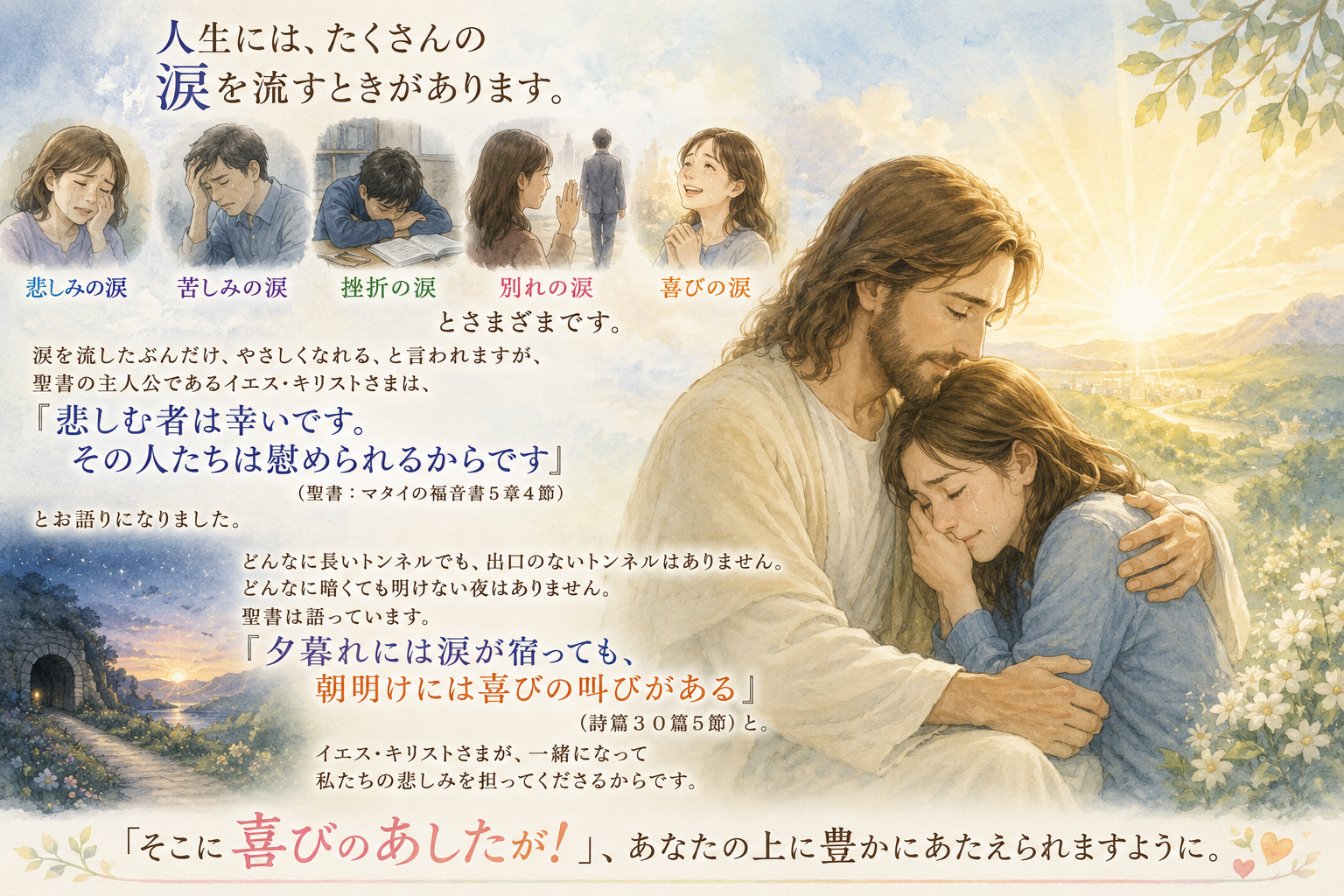 「そこに喜びのあしたが」