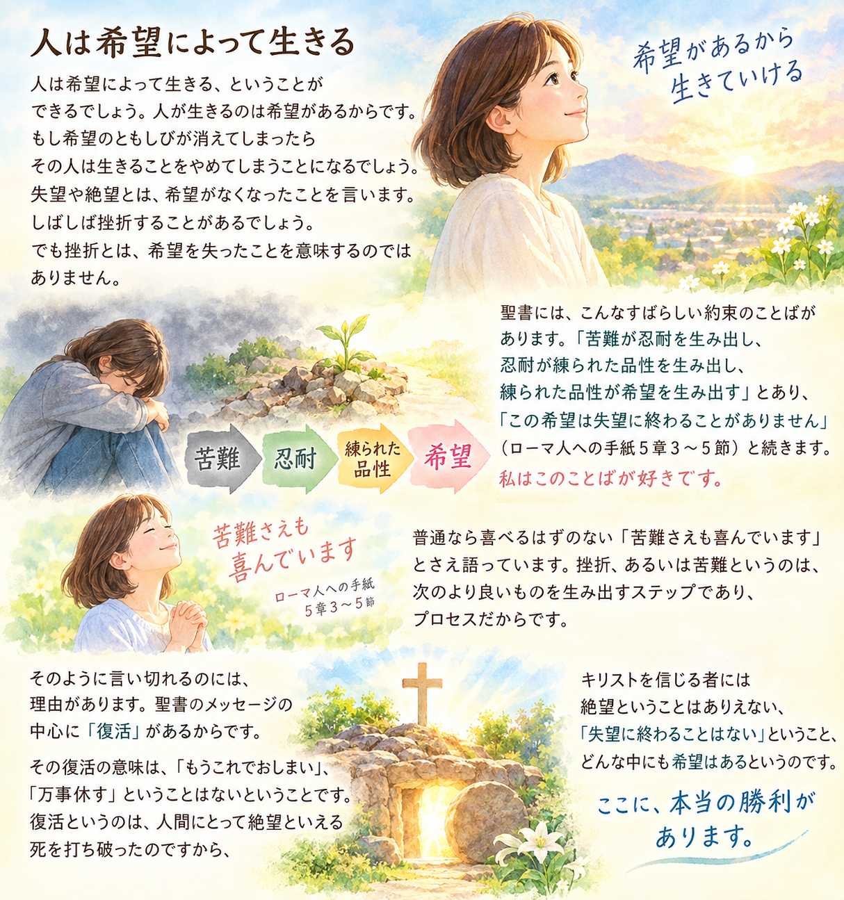 この希望は失望に終わることはない